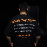 "Burn The Boats" Pump Cover Tee