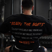 "Burn The Boats" Pump Cover Tee